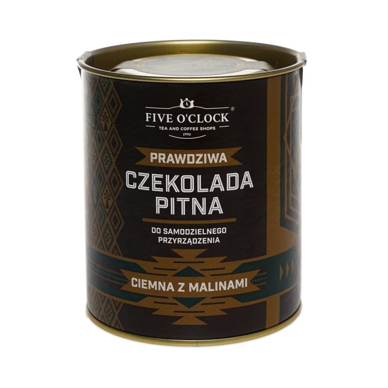 Czekolada do Picia Ciemna z Malinami