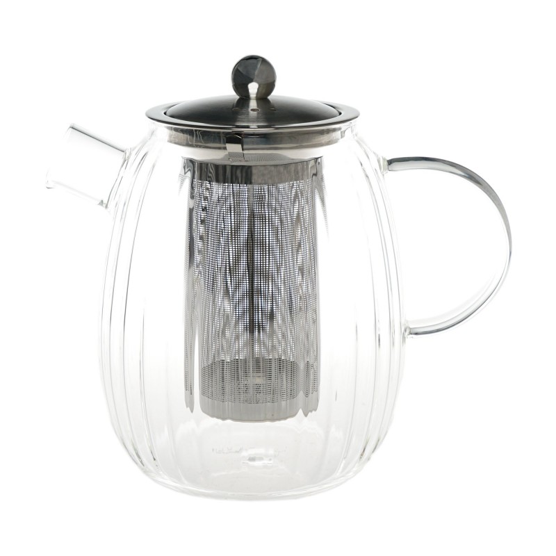 Dzbanek do Herbaty z Zaparzaczem Tulip Srebrny 1l