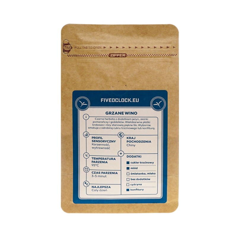 Aukcja Herbaty – Grzane Wino – Doypack 200g