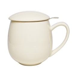 Kubek z Zaparzaczem Saara Gold Cream White 0,35l