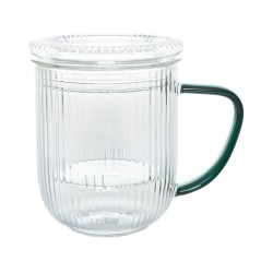 Kubek z Zaparzaczem Justine Zielony 400ml