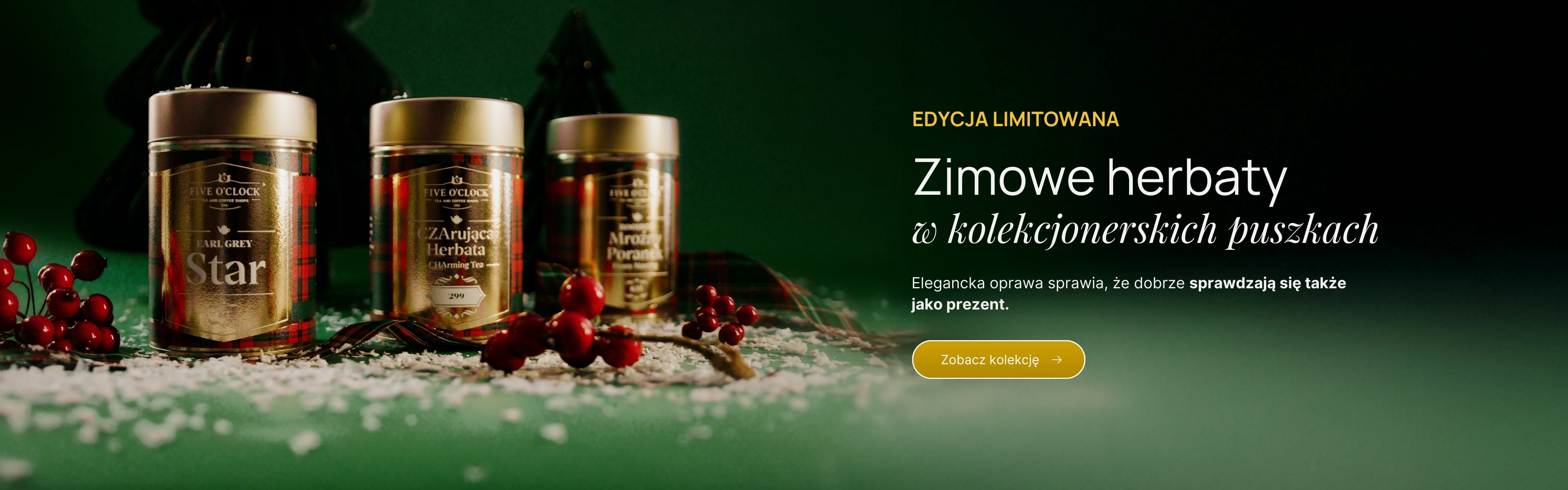 Zimowe herbaty w kolekcjonerskich puszkach